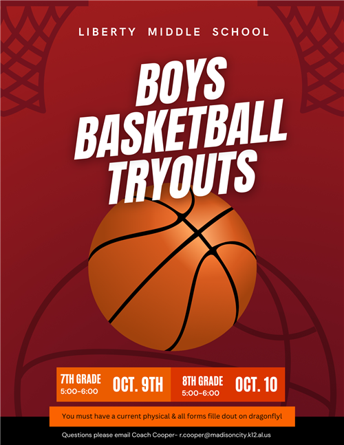 boys basketball tryouts 10/9-10/10